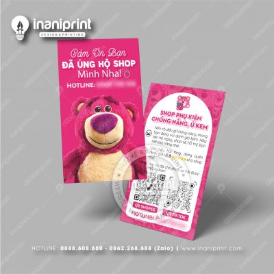 Mẫu Card Visit Shop Mỹ Phẩm, Name Card Tiệm Mỹ Phẩm, Danh Thiếp Shop Mỹ Phẩm Đẹp Giá Rẻ
