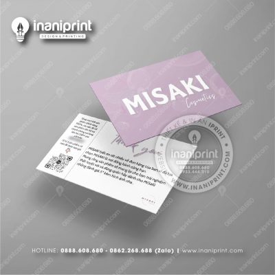 Mẫu Card Visit Shop Mỹ Phẩm, Name Card Tiệm Mỹ Phẩm, Danh Thiếp Shop Mỹ Phẩm Đẹp Giá Rẻ