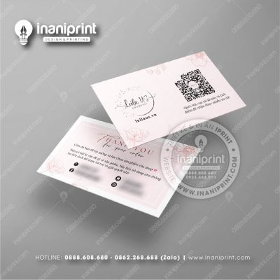 Mẫu Card Visit Shop Mỹ Phẩm, Name Card Tiệm Mỹ Phẩm, Danh Thiếp Shop Mỹ Phẩm Đẹp Giá Rẻ