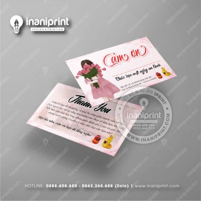 Mẫu Card Visit Shop Mỹ Phẩm, Name Card Tiệm Mỹ Phẩm, Danh Thiếp Shop Mỹ Phẩm Đẹp Giá Rẻ