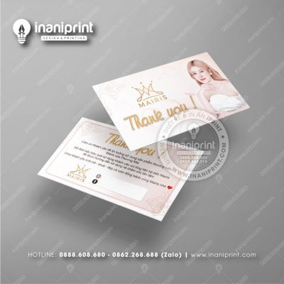 Mẫu Card Visit Shop Mỹ Phẩm, Name Card Tiệm Mỹ Phẩm, Danh Thiếp Shop Mỹ Phẩm Đẹp Giá Rẻ
