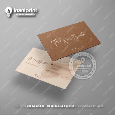 Mẫu Card Visit Nails Shop, Name Card Tiệm Nails, Danh Thiếp Shop Nails Đẹp Giá Rẻ