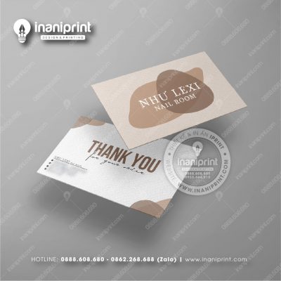 Mẫu Card Visit Nails Shop, Name Card Tiệm Nails, Danh Thiếp Shop Nails Đẹp Giá Rẻ