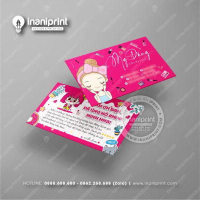 Mẫu Card Visit Nails Shop, Name Card Tiệm Nails, Danh Thiếp Shop Nails Đẹp Giá Rẻ