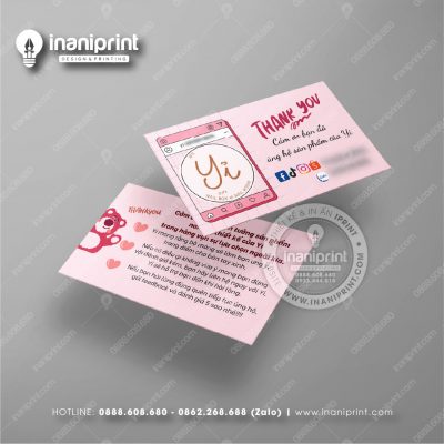 Mẫu Card Visit Nails Shop, Name Card Tiệm Nails, Danh Thiếp Shop Nails Đẹp Giá Rẻ