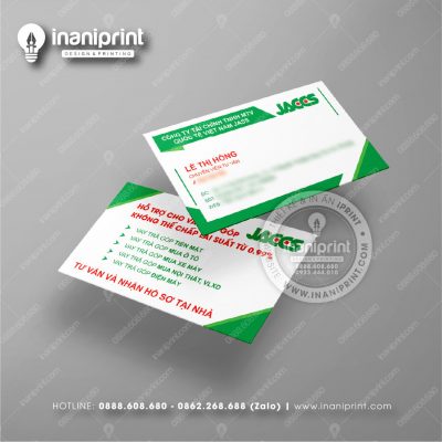 Mẫu Card Visit Hỗ Trợ Vay Tiền, Name Card Hỗ Trợ Vay Tiền, Danh Thiếp Hỗ Trợ Vay Tiền đẹp giá rẻ
