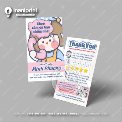 Mẫu Card Visit Nhà Thuốc, Name Card Tiệm Thuốc, Danh Thiếp Tiệm Thuốc Đẹp Giá Rẻ