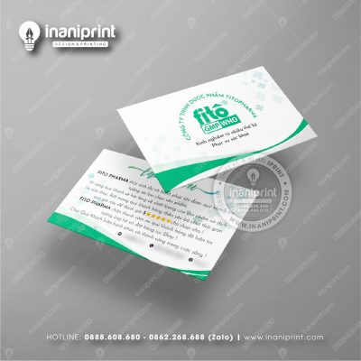 Mẫu Card Visit Nhà Thuốc, Name Card Tiệm Thuốc, Danh Thiếp Tiệm Thuốc Đẹp Giá Rẻ