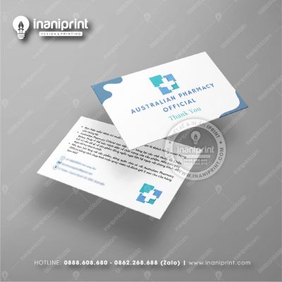 Mẫu Card Visit Nhà Thuốc, Name Card Tiệm Thuốc, Danh Thiếp Tiệm Thuốc Đẹp Giá Rẻ