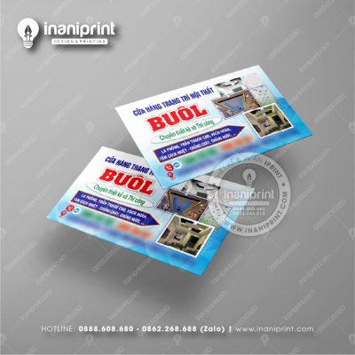 Mẫu Card Visit Shop Đồ Gia Dụng, Name Card Shop Đồ Gia Dụng, Danh Thiếp Shop Đồ Gia Dụng Đẹp Giá Rẻ