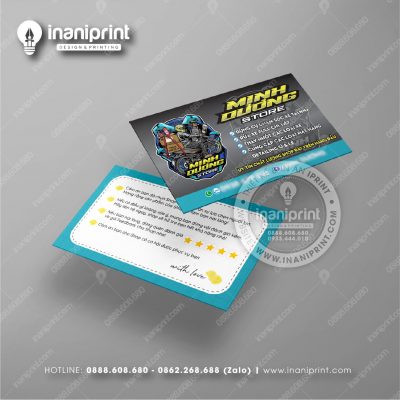 Mẫu Card Visit Shop Phụ Kiện Xe Máy, Name Card Tiệm Phụ Kiện Xe Máy, Danh Thiếp Shop Phụ Kiện Xe Máy Đẹp Giá Rẻ