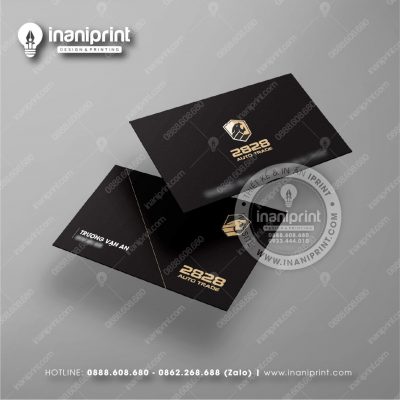 Mẫu Card Visit Shop Phụ Kiện Xe, Name Card Tiệm Phụ Kiện Xe, Danh Thiếp Shop Phụ Kiện Xe Đẹp Giá Rẻ