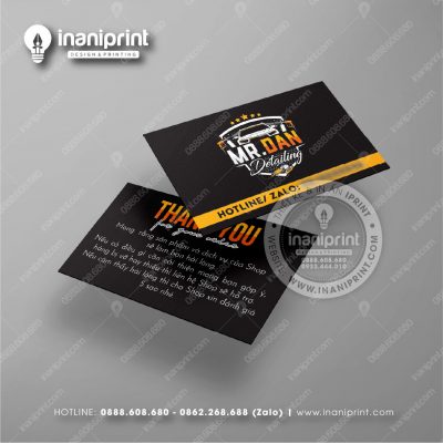 Mẫu Card Visit Shop Phụ Kiện Xe, Name Card Tiệm Phụ Kiện Xe, Danh Thiếp Shop Phụ Kiện Xe Đẹp Giá Rẻ