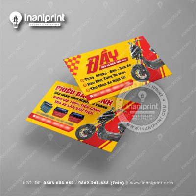 Mẫu Card Visit Shop Phụ Kiện Xe Máy, Name Card Tiệm Phụ Kiện Xe Máy, Danh Thiếp Shop Phụ Kiện Xe Máy Đẹp Giá Rẻ