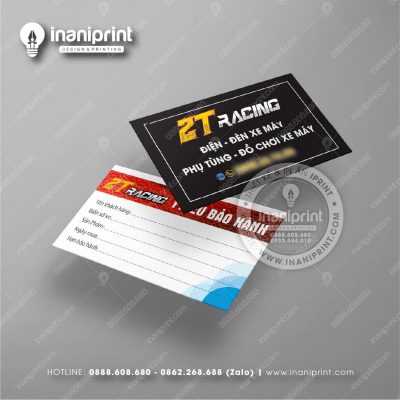 Mẫu Card Visit Shop Phụ Kiện Xe Máy, Name Card Tiệm Phụ Kiện Xe Máy, Danh Thiếp Shop Phụ Kiện Xe Máy Đẹp Giá Rẻ