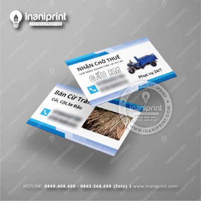 Mẫu Card Visit Dịch Vụ Thuê Xe, Name Card Dịch Vụ Thuê Xe, Danh Thiếp Tiệm Thuê Xe Đẹp Giá Rẻ