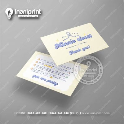 Mẫu Card Visit Shop Quần Áo, Name Card Tiệm Quần Áo, Danh Thiếp Shop Thời Trang Đẹp Giá Rẻ