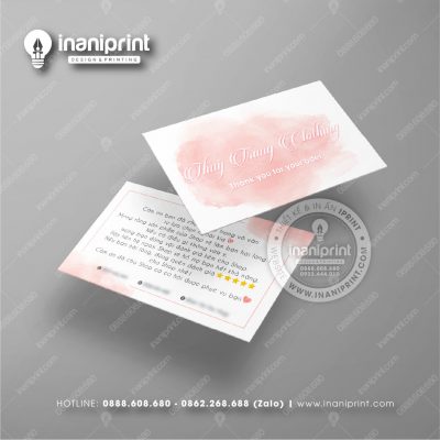 Mẫu Card Visit Shop Quần Áo, Name Card Tiệm Quần Áo, Danh Thiếp Shop Thời Trang Đẹp Giá Rẻ