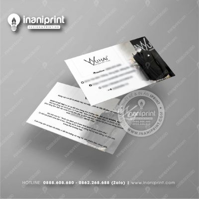 Mẫu Card Visit Shop Quần Áo, Name Card Tiệm Quần Áo, Danh Thiếp Shop Thời Trang Đẹp Giá Rẻ