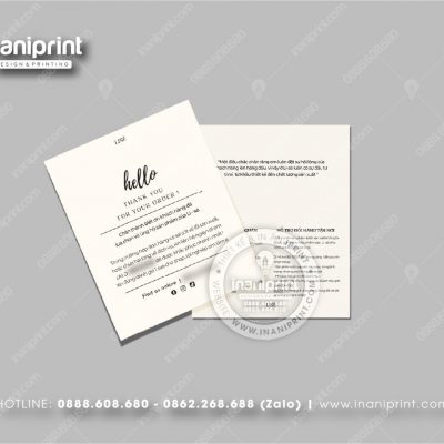 Mẫu Card Visit Shop Quần Áo, Name Card Tiệm Quần Áo, Danh Thiếp Shop Thời Trang Đẹp Giá Rẻ