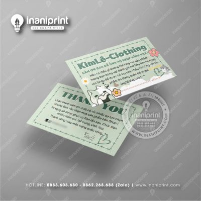 Mẫu Card Visit Shop Quần Áo, Name Card Tiệm Quần Áo, Danh Thiếp Shop Thời Trang Đẹp Giá Rẻ