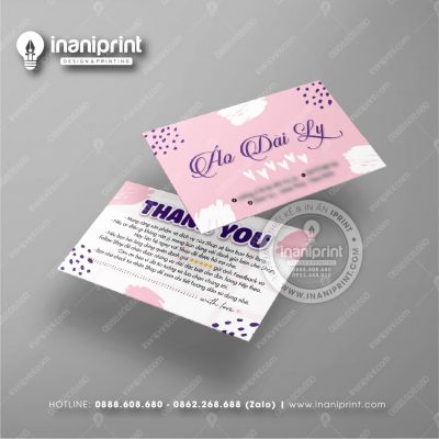 Mẫu Card Visit Shop Quần Áo, Name Card Tiệm Quần Áo, Danh Thiếp Shop Thời Trang Đẹp Giá Rẻ