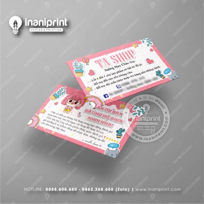 Mẫu Card Visit Shop Quần Áo, Name Card Tiệm Quần Áo, Danh Thiếp Shop Thời Trang Đẹp Giá Rẻ