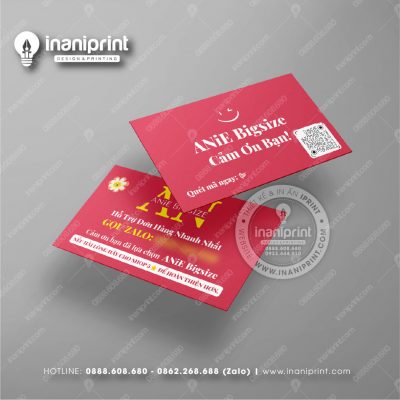 Mẫu Card Visit Shop Quần Áo, Name Card Tiệm Quần Áo, Danh Thiếp Shop Thời Trang Đẹp Giá Rẻ