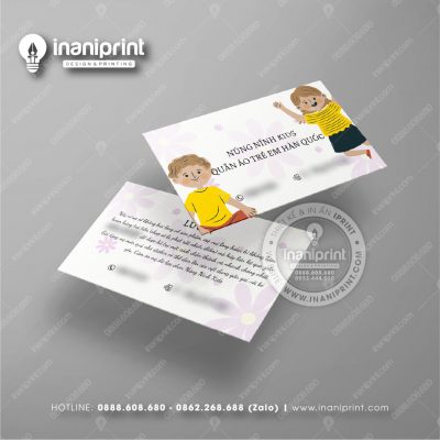 Mẫu Card Visit Shop Quần Áo, Name Card Tiệm Quần Áo, Danh Thiếp Shop Thời Trang Đẹp Giá Rẻ