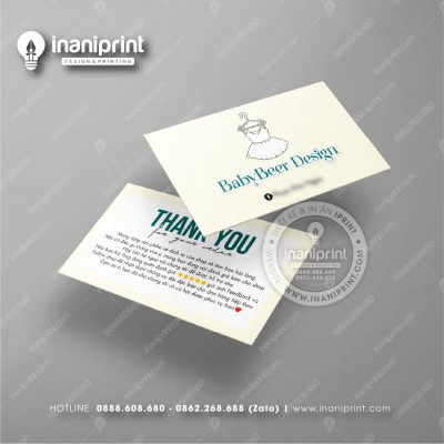 Mẫu Card Visit Shop Quần Áo, Name Card Tiệm Quần Áo, Danh Thiếp Shop Thời Trang Đẹp Giá Rẻ