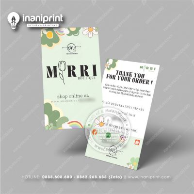 Mẫu Card Visit Shop Quần Áo, Name Card Tiệm Quần Áo, Danh Thiếp Shop Thời Trang Đẹp Giá Rẻ
