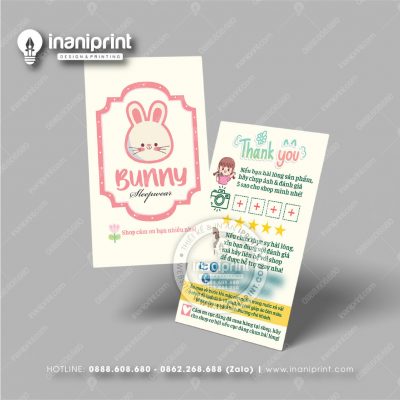 Mẫu Card Visit Shop Quần Áo, Name Card Tiệm Quần Áo, Danh Thiếp Shop Thời Trang Đẹp Giá Rẻ