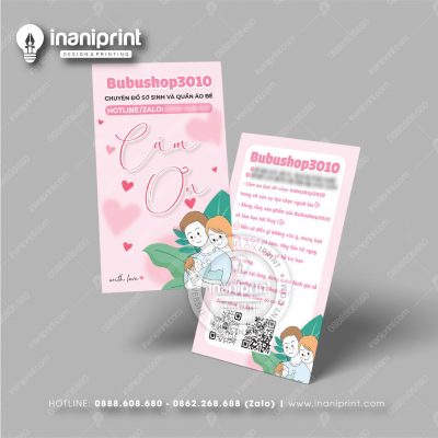 Mẫu Card Visit Shop Quần Áo, Name Card Tiệm Quần Áo, Danh Thiếp Shop Thời Trang Đẹp Giá Rẻ