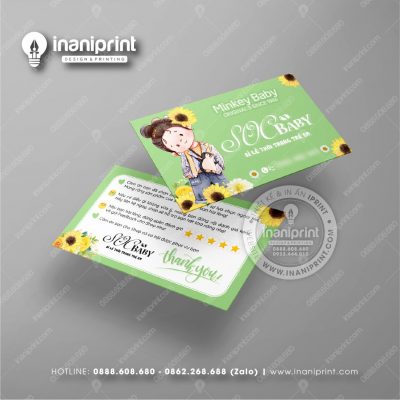 Mẫu Card Visit Shop Quần Áo, Name Card Tiệm Quần Áo, Danh Thiếp Shop Thời Trang Đẹp Giá Rẻ