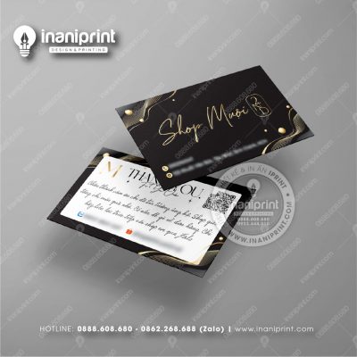 Mẫu Card Visit Shop Quần Áo, Name Card Tiệm Quần Áo, Danh Thiếp Shop Thời Trang Đẹp Giá Rẻ