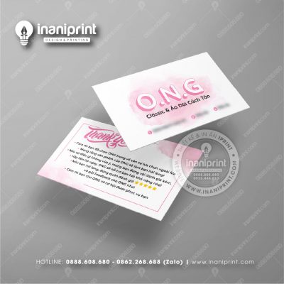 Mẫu Card Visit Shop Quần Áo, Name Card Tiệm Quần Áo, Danh Thiếp Shop Thời Trang Đẹp Giá Rẻ