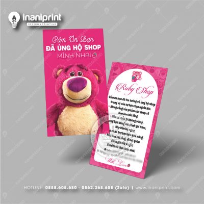 Mẫu Card Visit Shop Quần Áo, Name Card Tiệm Quần Áo, Danh Thiếp Shop Thời Trang Đẹp Giá Rẻ