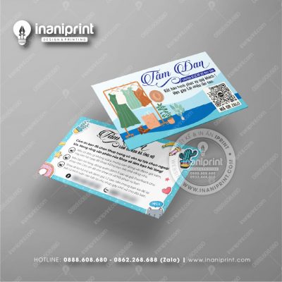 Mẫu Card Visit Shop Quần Áo, Name Card Tiệm Quần Áo, Danh Thiếp Shop Thời Trang Đẹp Giá Rẻ