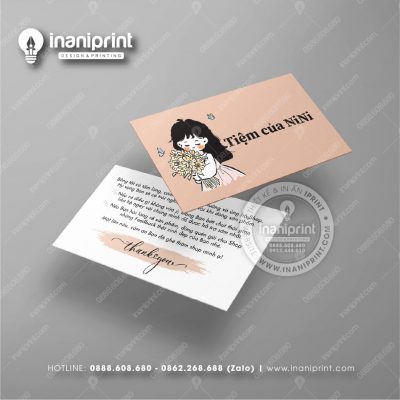 Mẫu Card Visit Shop Quần Áo, Name Card Tiệm Quần Áo, Danh Thiếp Shop Thời Trang Đẹp Giá Rẻ