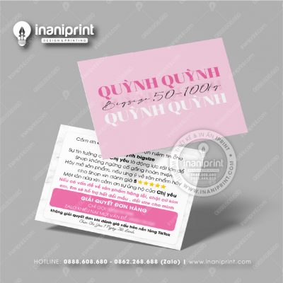 Mẫu Card Visit Shop Quần Áo, Name Card Tiệm Quần Áo, Danh Thiếp Shop Thời Trang Đẹp Giá Rẻ