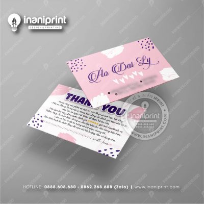 Mẫu Card Visit Shop Quần Áo, Name Card Tiệm Quần Áo, Danh Thiếp Shop Thời Trang Đẹp Giá Rẻ