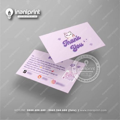 Mẫu Card Visit Shop Quần Áo, Name Card Tiệm Quần Áo, Danh Thiếp Shop Thời Trang Đẹp Giá Rẻ