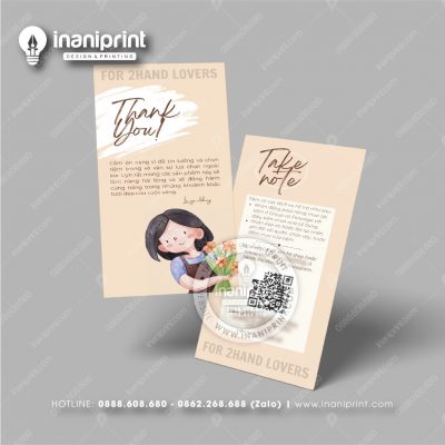 Mẫu Card Visit Shop Quần Áo, Name Card Tiệm Quần Áo, Danh Thiếp Shop Thời Trang Đẹp Giá Rẻ