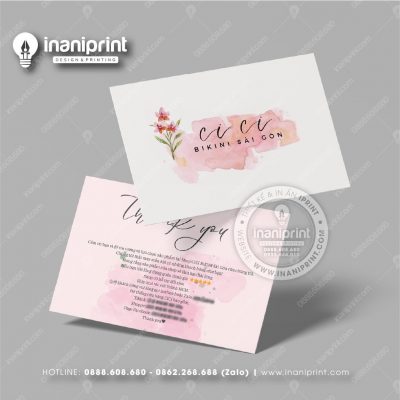 Mẫu Card Visit Shop Quần Áo, Name Card Tiệm Quần Áo, Danh Thiếp Shop Thời Trang Đẹp Giá Rẻ