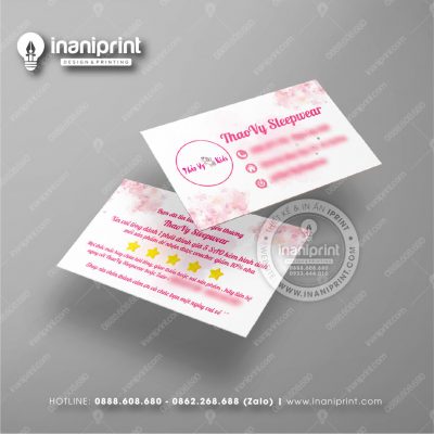 Mẫu Card Visit Shop Quần Áo, Name Card Tiệm Quần Áo, Danh Thiếp Shop Thời Trang Đẹp Giá Rẻ