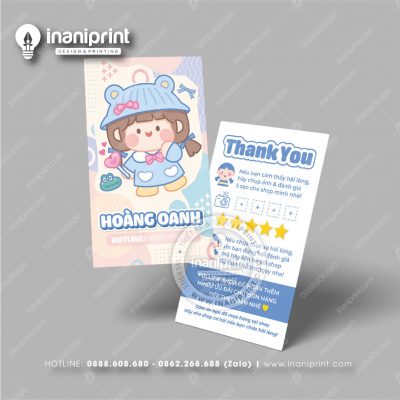 Mẫu Card Visit Shop Quần Áo, Name Card Tiệm Quần Áo, Danh Thiếp Shop Thời Trang Đẹp Giá Rẻ