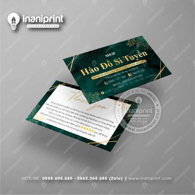 Mẫu Card Visit Shop Quần Áo, Name Card Tiệm Quần Áo, Danh Thiếp Shop Thời Trang Đẹp Giá Rẻ