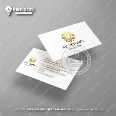 Mẫu Card Visit Spa, Name Card Tiệm Spa, Danh Thiếp Spa Đẹp Giá Rẻ