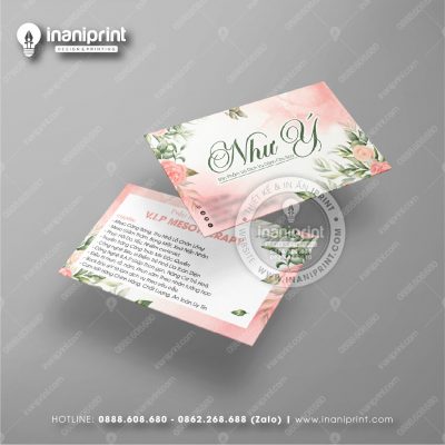 Mẫu Card Visit Spa, Name Card Tiệm Spa, Danh Thiếp Spa Đẹp Giá Rẻ