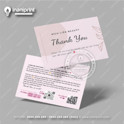 Mẫu Card Visit Spa, Name Card Tiệm Spa, Danh Thiếp Spa Đẹp Giá Rẻ